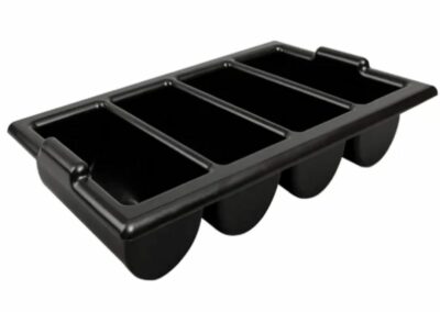 Black Cutlery Tray-Cutlery Display-Cutlery Carry - Glassjacks