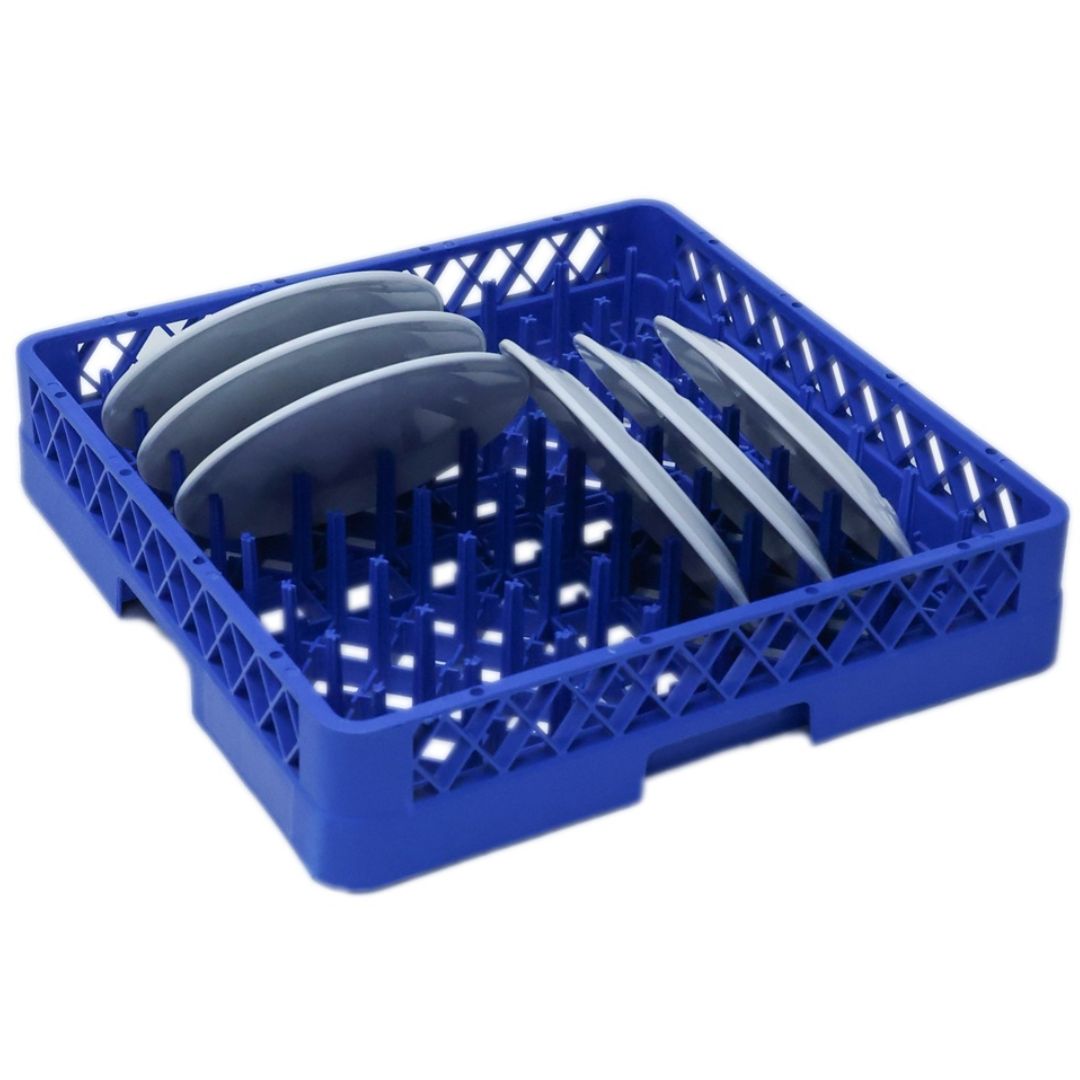 Dishwasher Plate Racks For Commercial Washers Blue 500x500x100cm - Glassjacks