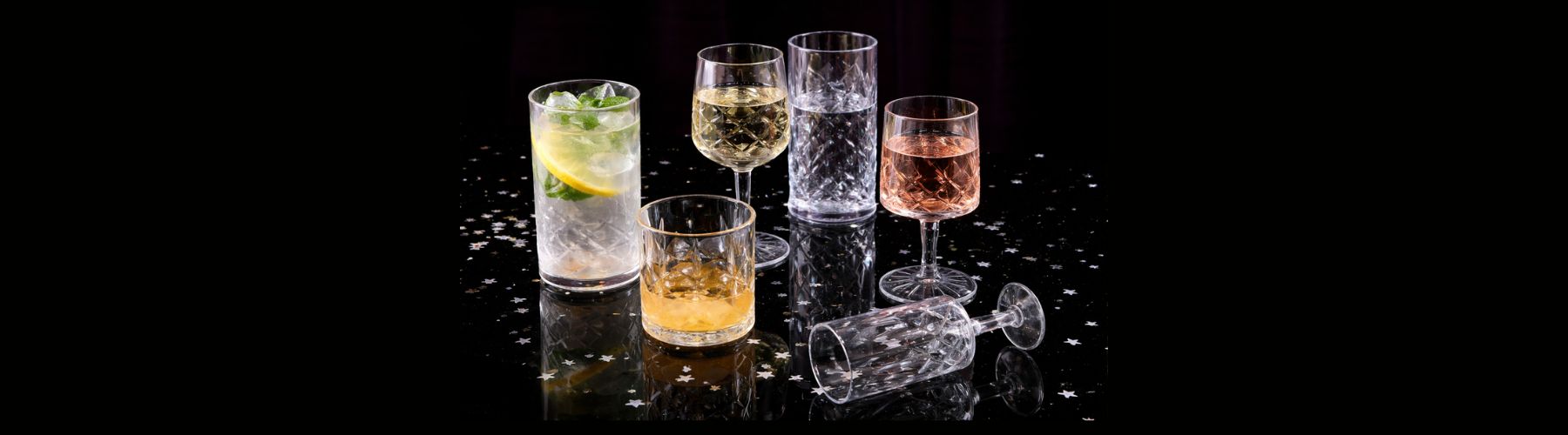 Kristal Plastic Polycarbonate Unbreakable Glassware Glassjacks II