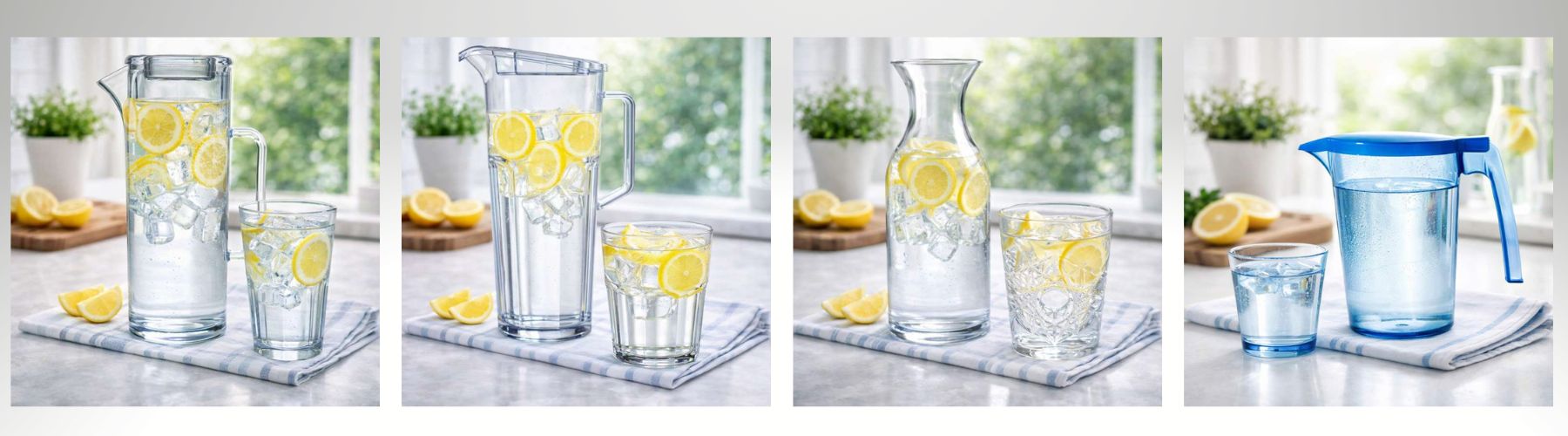 Plastic Polycarbonate Unbreakable Water Jugs & Carafes Glassjacks