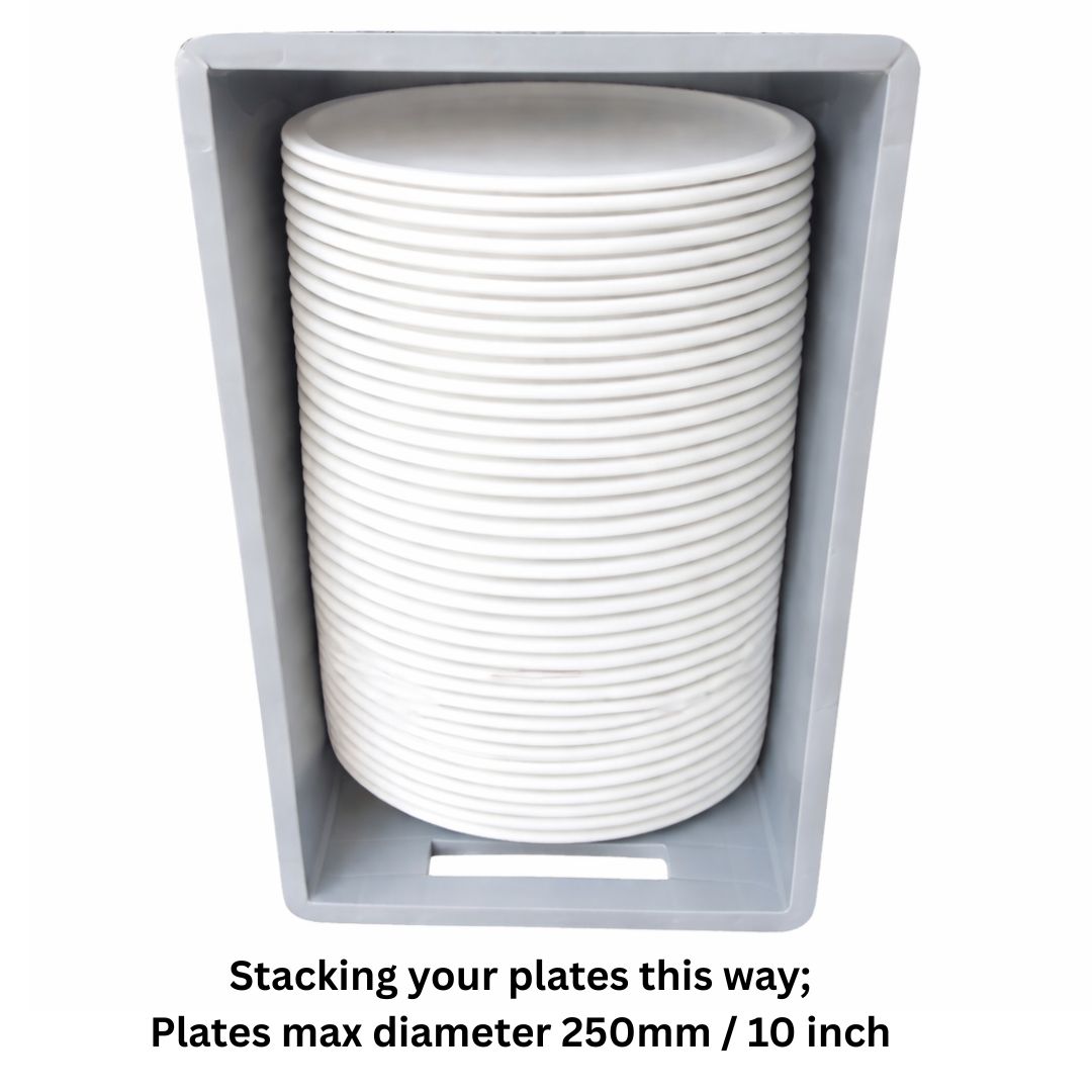 Plate Transport Box Crate – Plate Width 250mm 10 inch - Glassjacks