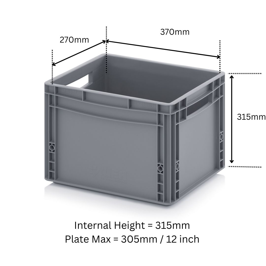 Size Guide - Plate Box Plate Transport Crate GJ-APSE4332 - Glassjacks