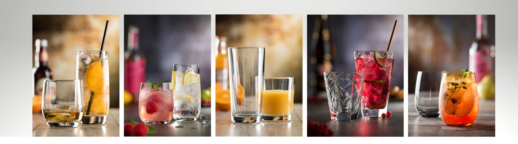 Hiball Tumbler Glasses Water Glasses from Glassjacks II