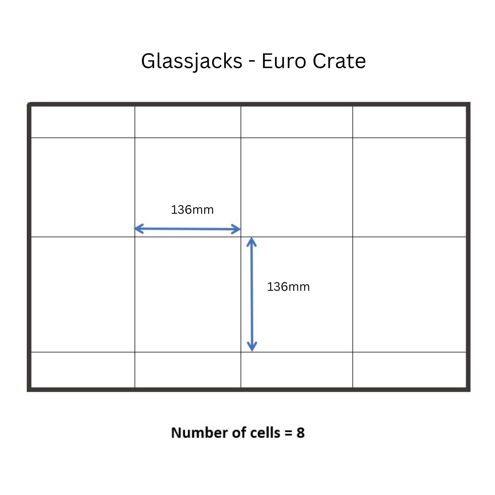 Glassjacks Euro Crate 8 Cells